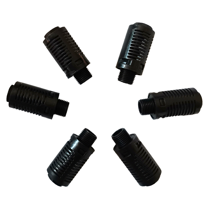 Silenciador de válvula neumática de cinco vías para cambiador de neumáticos de coche, interruptor de cuentas de pie, interruptor de pádel, silenciador, piezas de montaje