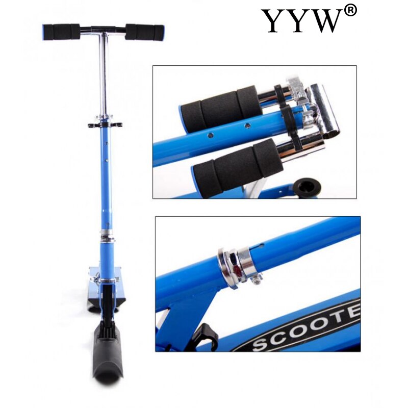 Faltbare Cabrio Roller für Kinder 2 Rad Schnee Und Straße Schiebe Räder für 4-14 Jahr Einstellbare Höhe Licht gewicht Roller