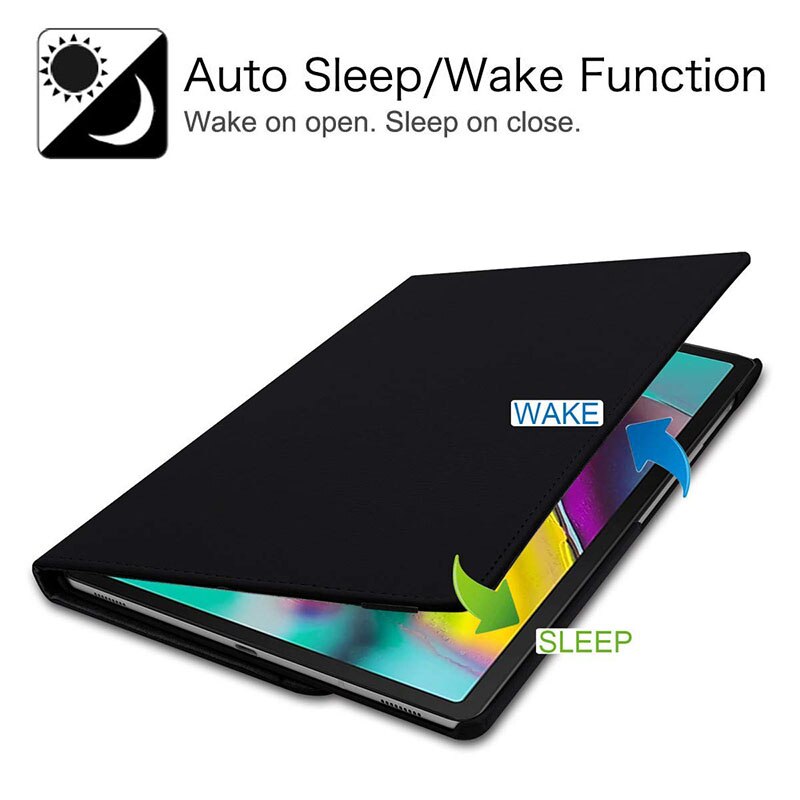Til samsung galaxy tab  s6 lite 10.4 p610 sm-p610 p615 etui cover tablet shell beskyttende etui+ pen+film
