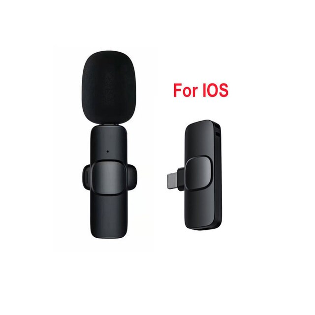 kabellos Revers Mikrofon Lavalier Knopfloch Bluetooth Mic Mini Pro Zelle Telefon Handy, Mobiltelefon Smartphone sehr klein Mikro binden klein Mikrofon: IOS