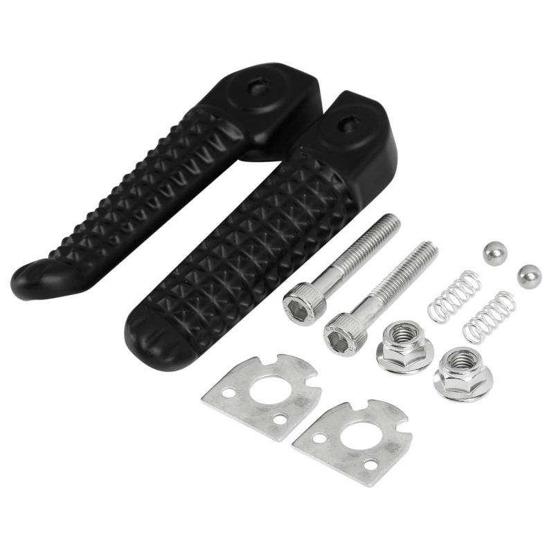Motorcycle Matt Black Passenger Footpeg Footrest Voor Yamaha YZF R1 02-14 R6 2003-17