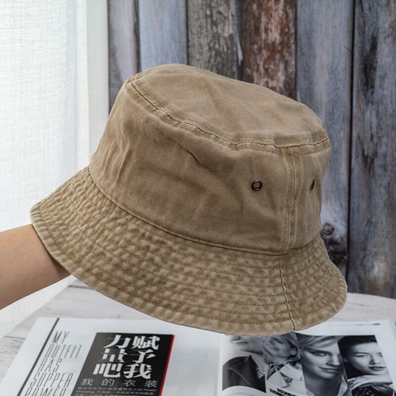 Sommer Gewaschen Denim Eimer Hüte Frauen Faltbare Fischer Hütte Männer Bob Kappen Hüfte hüpfen Gorros Männer Frauen Panama Eimer kappe: color2