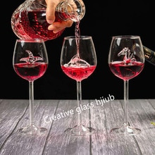 Thuis Glazen Beker De Originele Shark Rode Wijn Glas Wijn Fles Crystal Voor Party Fluiten Glas Creatieve 300ml Capaciteit