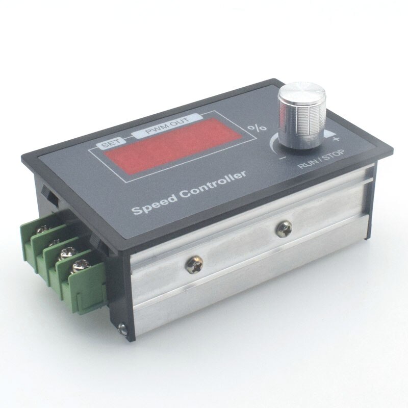 Digital Display 0~100% Adjustable DC 6-60V 30A DC Motor Speed Controller PWM 12V 24V 48V Adjustable Frequency