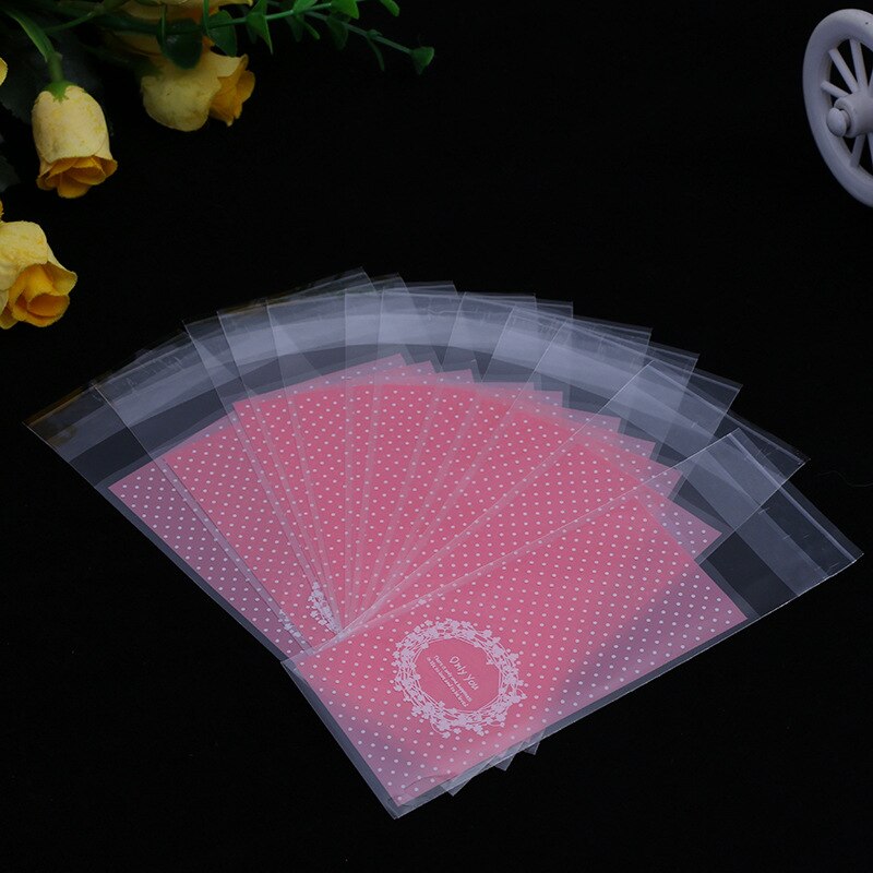 Paquete de bálsamo labial para dulces, bolsas de para dulces, pintalabios, amor, rosa, 100 Uds.