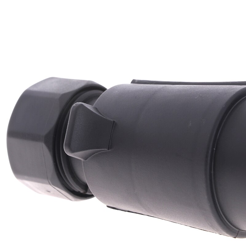 Plastic N-Type 7-Pole Wiring Connector Adapter Black Caravan Truck Plug 12V 7 Pin Car Accessories