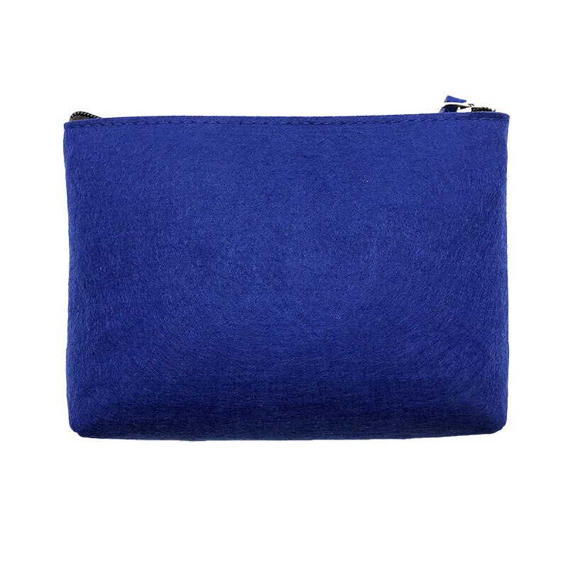 Sac organisateur de gadgets de voyage en feutre, sac de câble numérique Portable, sac de rangement d'accessoires électroniques, pochette de transport pour alimentation USB: Blue