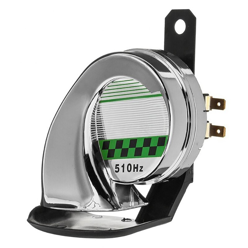 Auto Hoorn 12V 130dB Waterdicht Slak Luchthoorn Sirene Luid Geluid Voor Vrachtwagen Motorfiets Boot Auto Accessoires Auto-onderdelen: 1 PC Silver