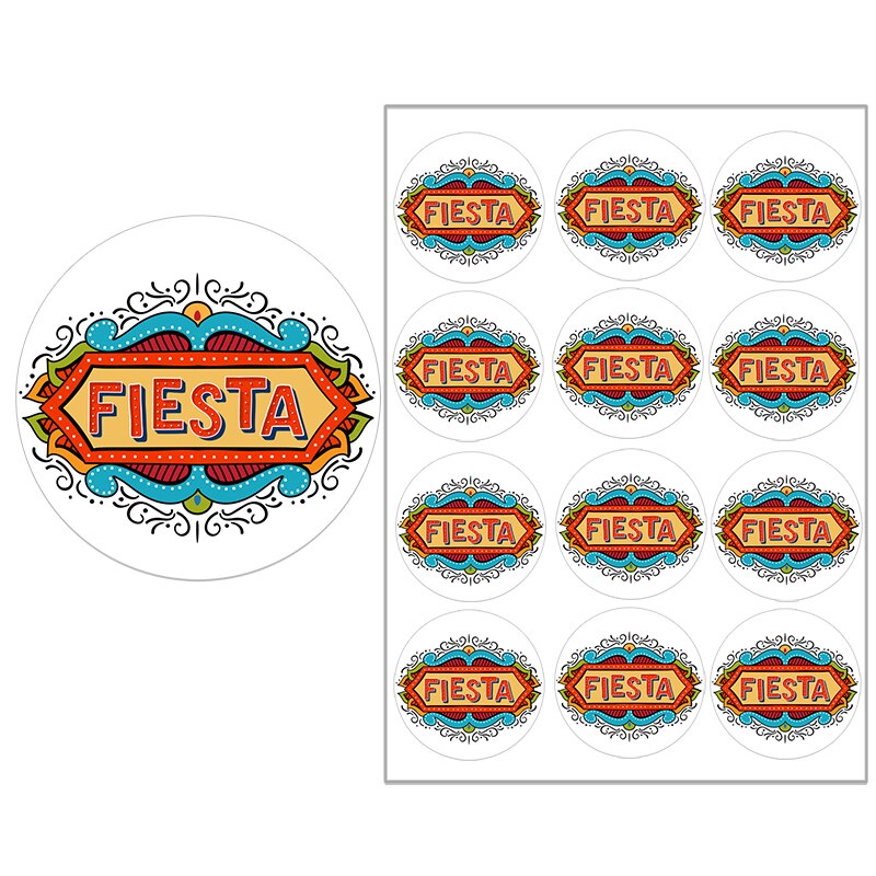 24/48pcs Mexican Party Stickers Final Fiesta Cactus Stickers Bachelorette Party Decor Summer Wedding Birthday Supplies: J / 24pcs