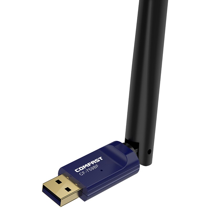 Usb wifi bluetooth 4.2 adaptador dongle 5 ghz banda dupla 650 m sem fio wifi rede lan cartão adaptador bluetooth para desktop computador portátil