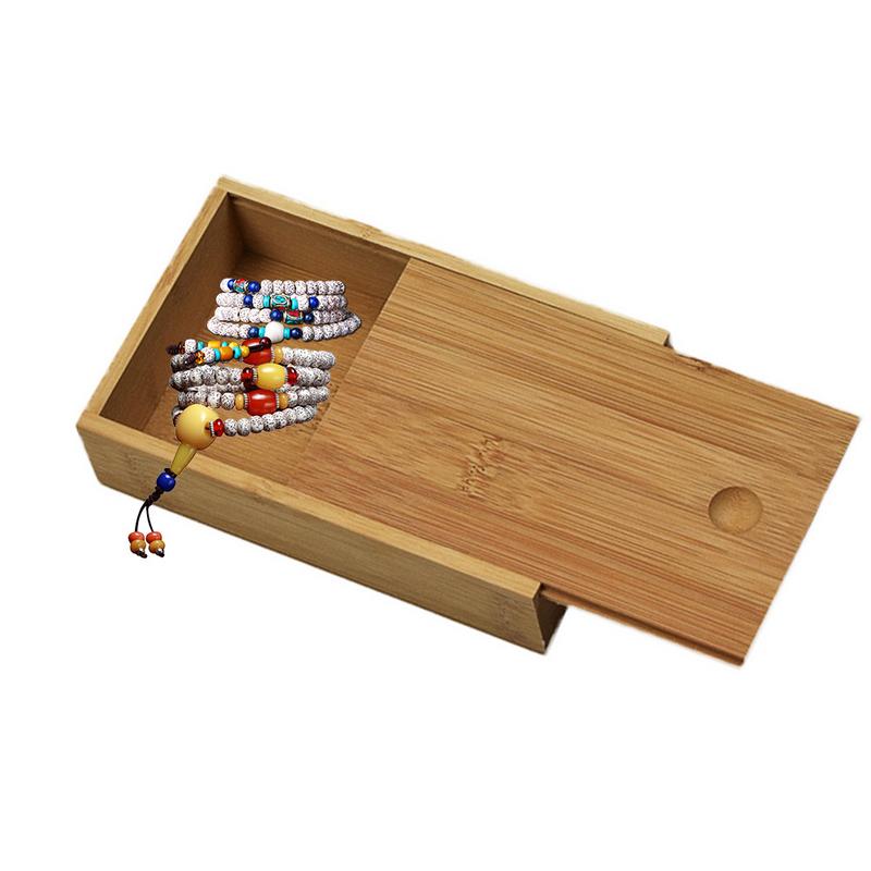 Bambus Kasten Kreative Schreibtisch-Organizer Holz Lagerung Kasten Poker fallen Kasten Kekse Lagerung Halfter Tisch Dekorationen