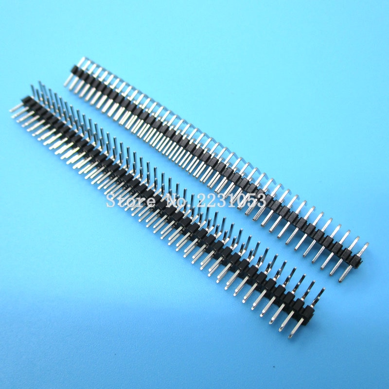 5 Stks/partij 2Mm 2*40 Pin Haakse Male Double Row Pin Header Strip Pin Header