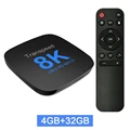 Transpeed Android 13 TV Box ATV Dual Wifi With TV Apps 8K Video BT5.0+ RK3528 4K 3D Voice Media Player Set Top Box: Other / EU Plug