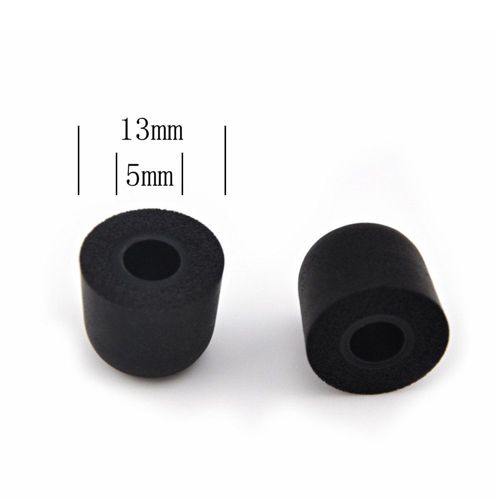 4Pairs(8pcs) Wooeasy Noise Isolating Memory Foam tips 3mm/5mm T100/T400 Ear Tip For In Ear Earphone Earbud