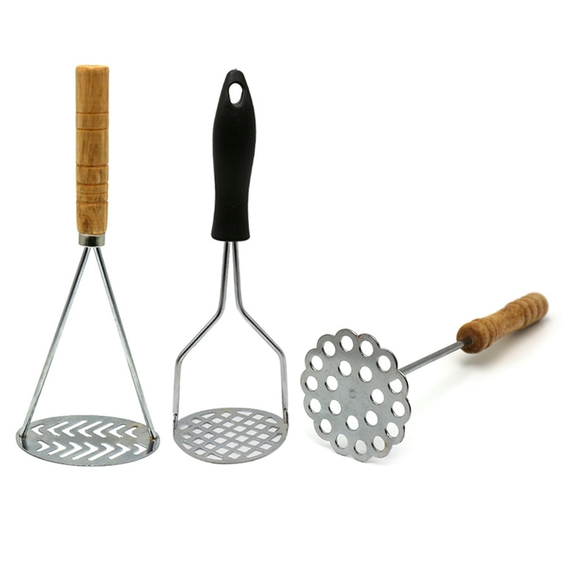 Máquina de barro a presión de acero inoxidable para patatas, patatas triturador de, herramientas para frutas y verduras, accesorios de cocina,