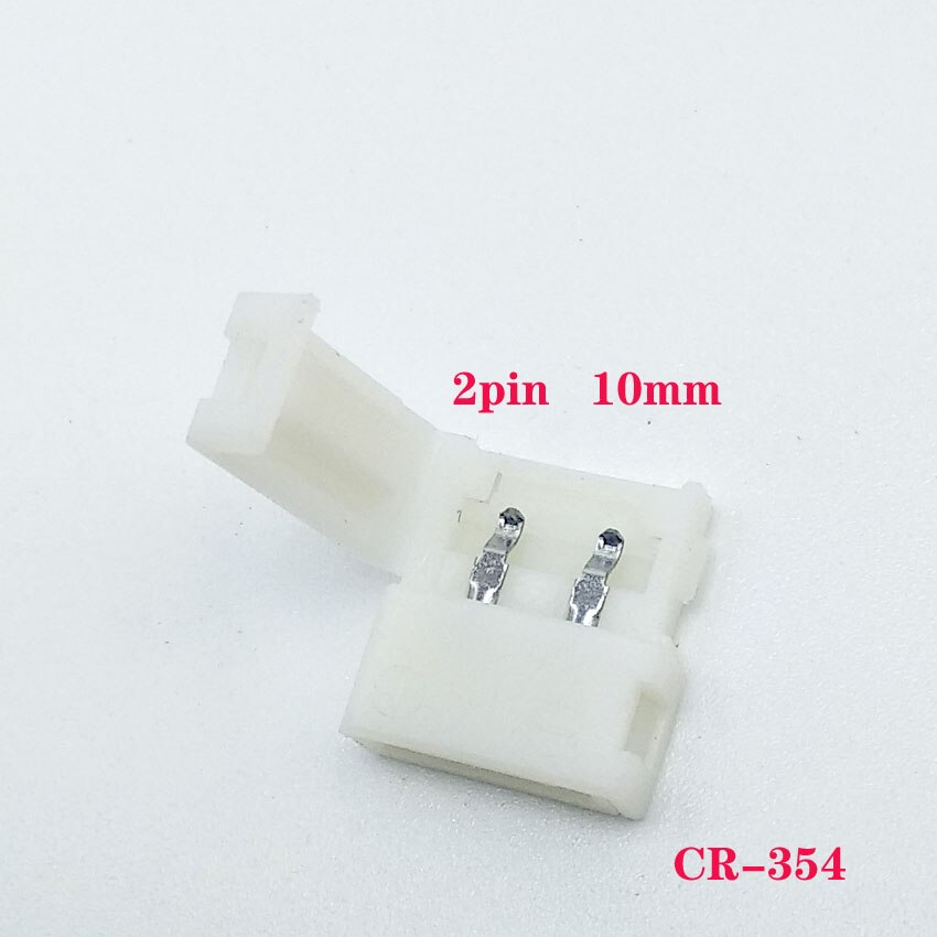 5 stks/partij LED Connector 2 pin 3 pin 4 pin soldeerloze Voor 8mm 10mm 5050 3528 ws2811 ws2812b 5630 5730 smd LED Strip: 1-CR-354