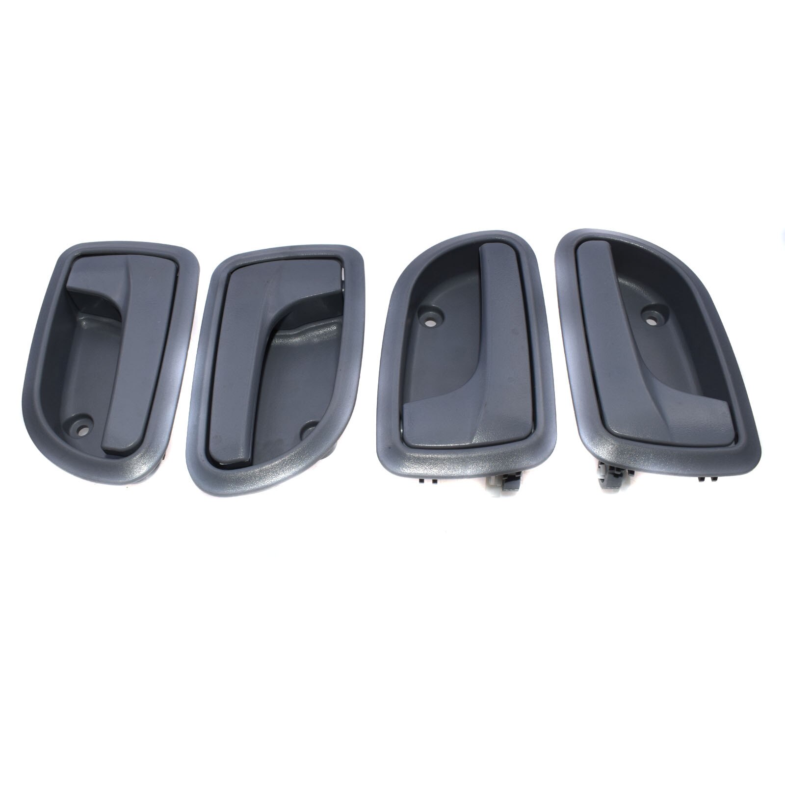 WOLFIGO Left Right Gray Inner Door Handle For Kia Picanto Morning 8262007020 8261007010 82610-07020 8262007020EQ: front rear set