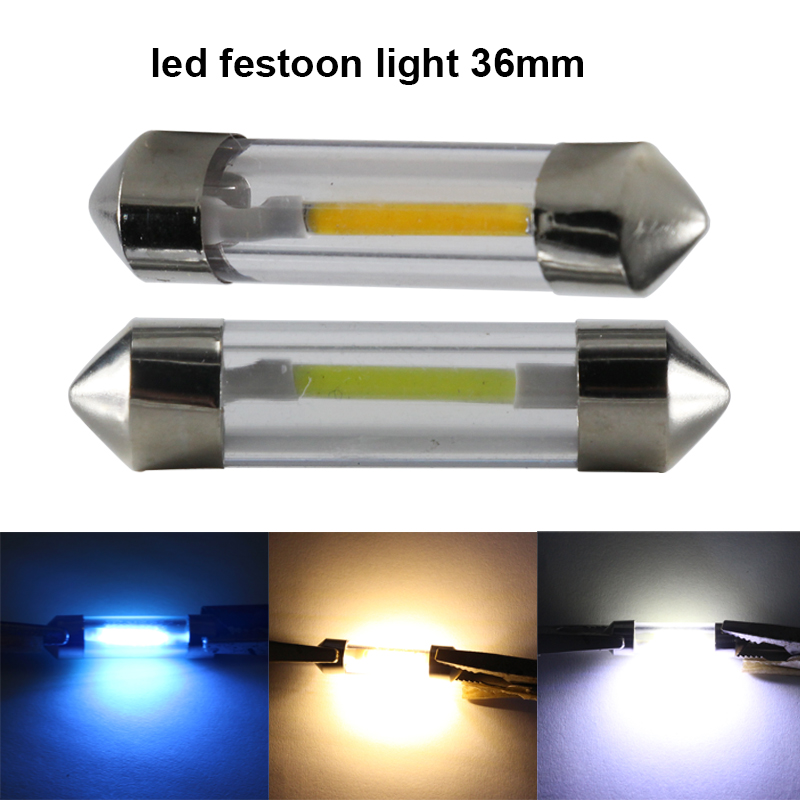 Festoon Led Bombilla para matrícula, lámpara de Doom Interior, 31mm, 36mm, 39mm, 41mm, C3W, C5W, C10W, Canbus 6, 12, 24 V, voltios, COB, 6v, 12v, 24 v