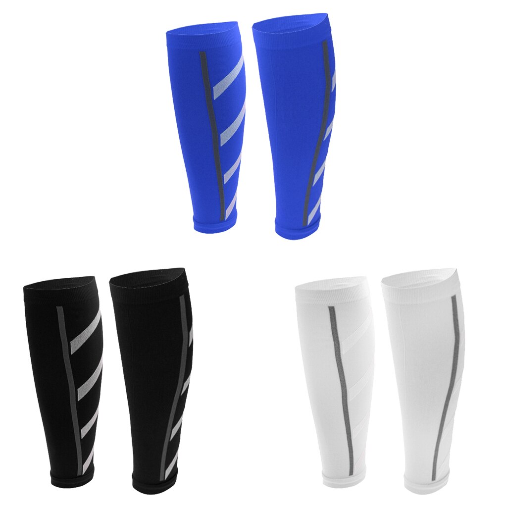 3 Pairs Unisex Running Compression Calf Sleeves Shin Splints Leg Socks