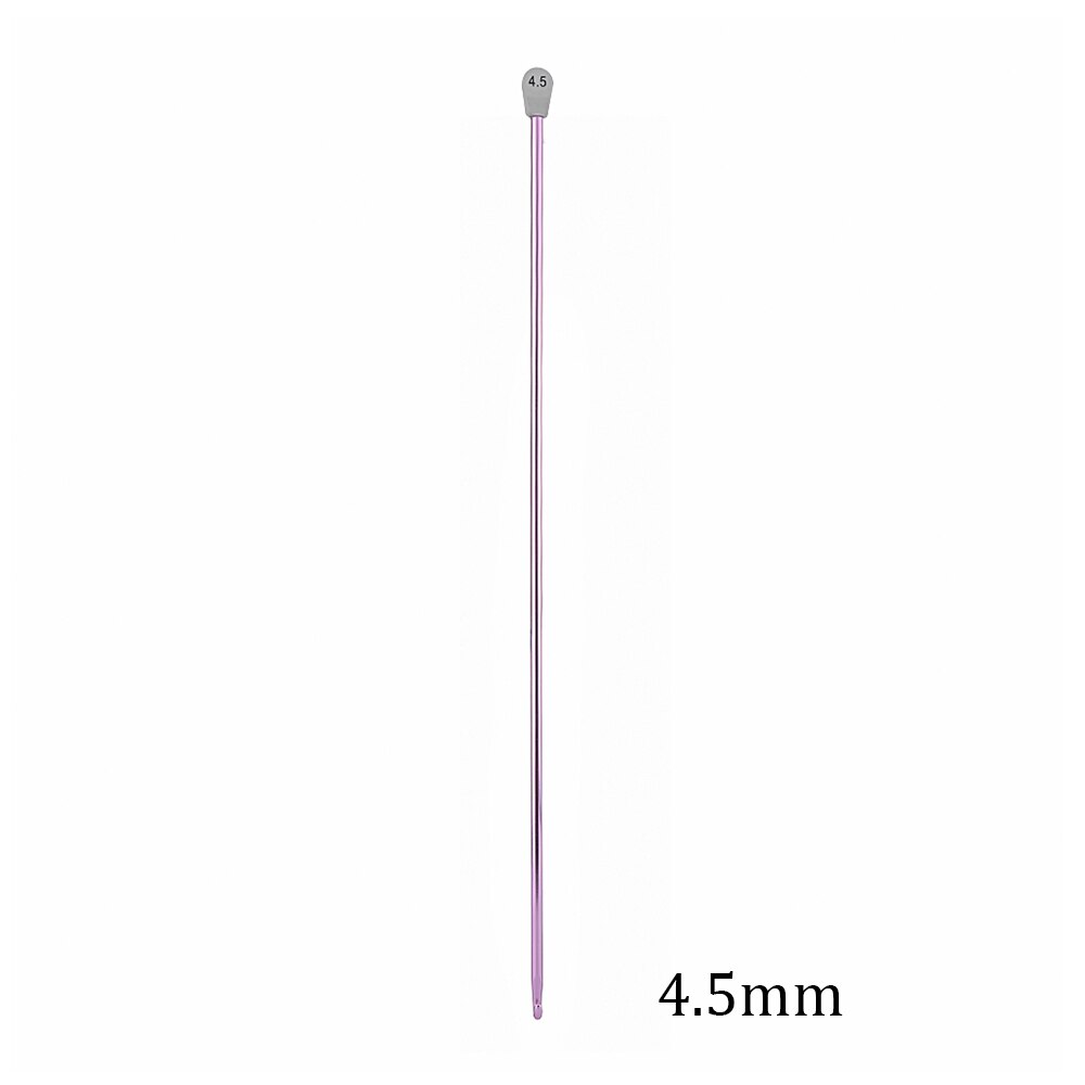 2.5-11mm 14 Size Tunisian Afghan Crochet Hooks Needle Multicolor Knitting Needles Hook Weaving Tool Long Sweater Sewing Needle: 4.5mm