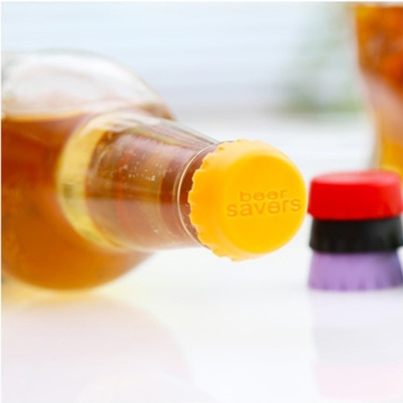 Gel Bottle Cap Sealed Beer Cap Reusable Silica Vinegar Soy Sauce Bottle Soda Cola Cap Wine Protective Stopper