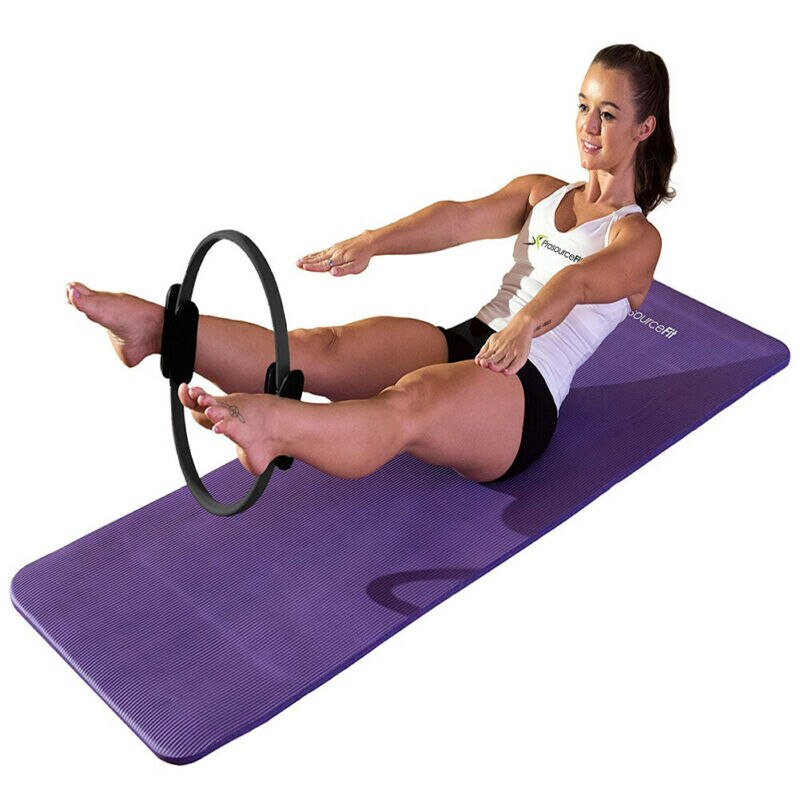 Kvinder mænd voksne pilates ring 14 tommer premium træning fitness cirkel til tone muskler træning kropsbygning tilbehør