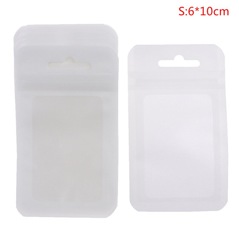 20Pcs/Pack Matte Zip lock Plastic Bag Aluminum Foil Hologram Food Pouch Small Water Proof Zipper Reclosable Pouches 3 Size: WTS