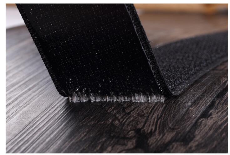 Black White Hook and Loop 2 Rolls 3cm*1 Meter Sticky Self-Adhesive Magic Sticker 30mm Adhesive Fastener Grip Tape Strong Glue