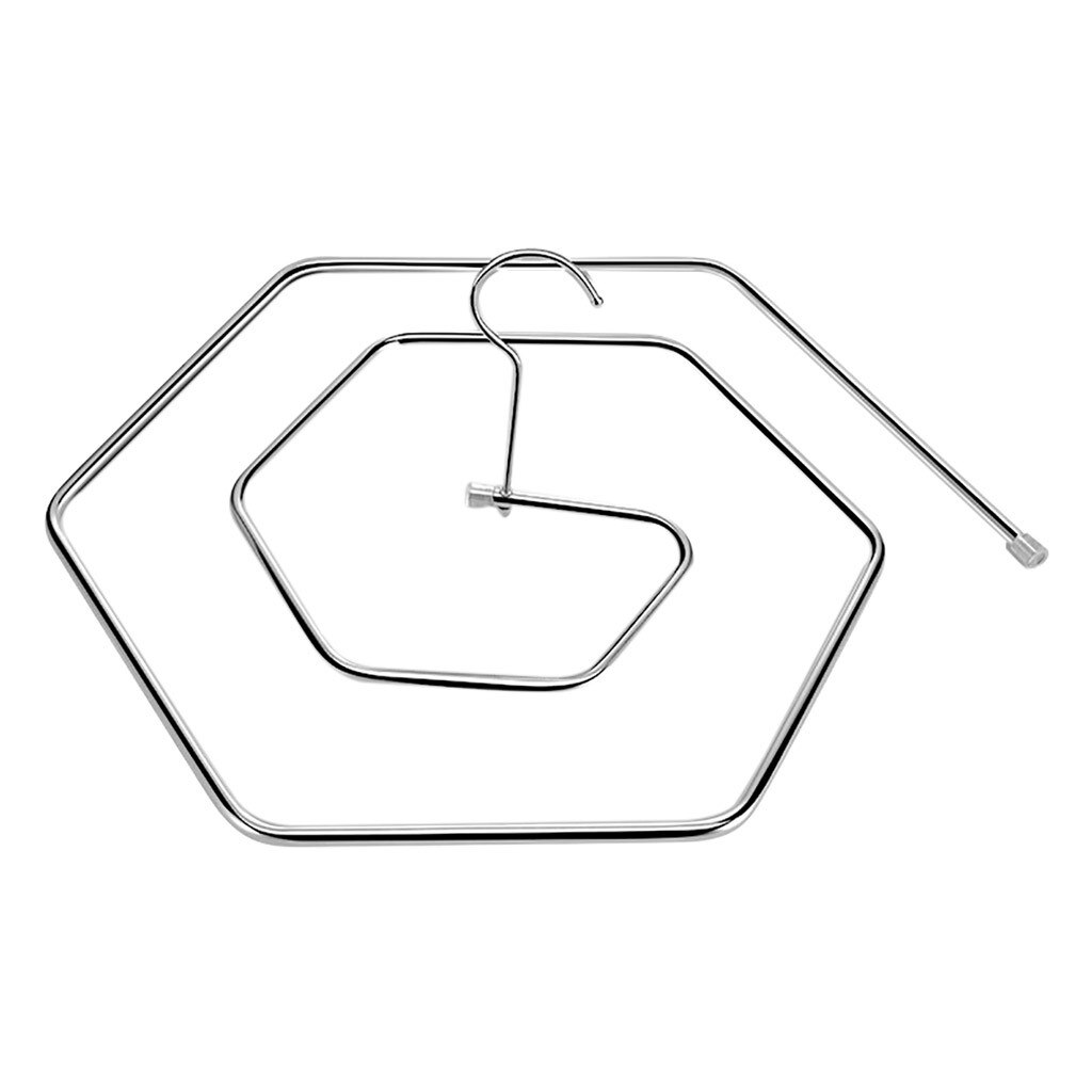 Percha de espiral para sábanas de tela, gancho para manta, tendedero de Metal, estante de almacenamiento de ropa circular, suministros de accesorios para el hogar: Default Title