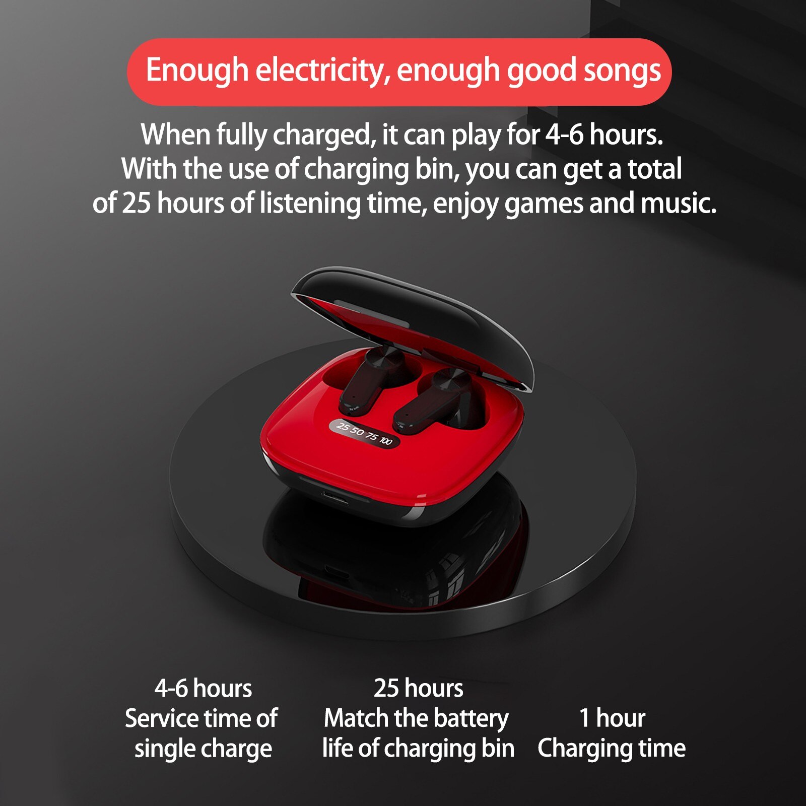 Bluetooth Draadloze Hoofdtelefoon Met Mic Sport Waterdichte Digitale Display Bluetooth Oortelefoon Touch Control Draadloze Headsets 26