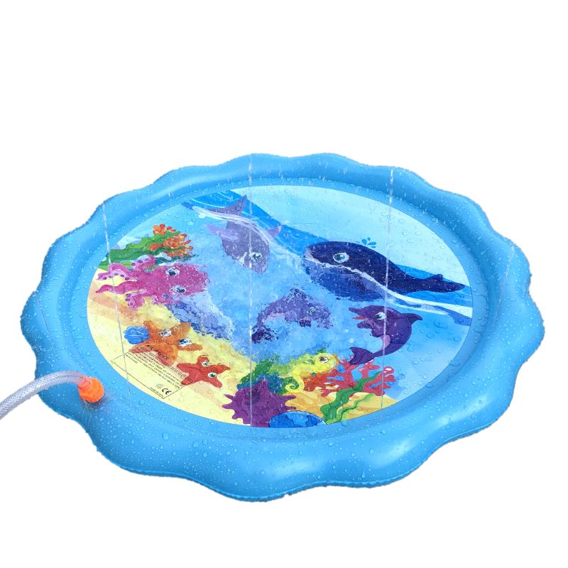 Opblaasbare Spray Water Kussen Kids Zomer Spelen Water Mat Gazon Games Pad Sprinkler Speelgoed Outdoor Bad Zwemmen Zwembad