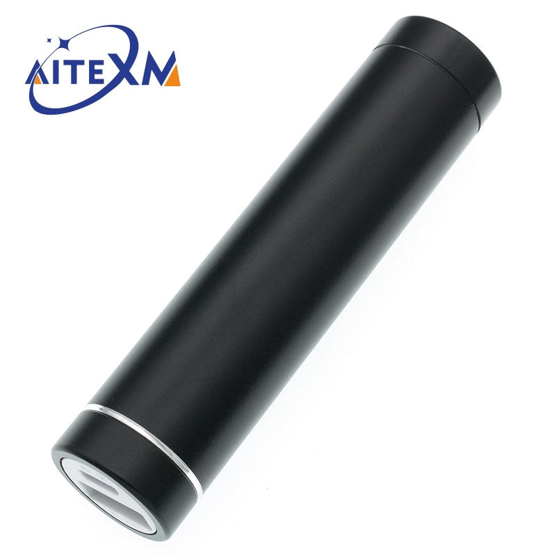 Batterie externe en métal pour smartphone, kit de bricolage, boîtier de rangement, soudure gratuite imbibée, 1X, batterie 18650, 5V, 1A, chargeur USB