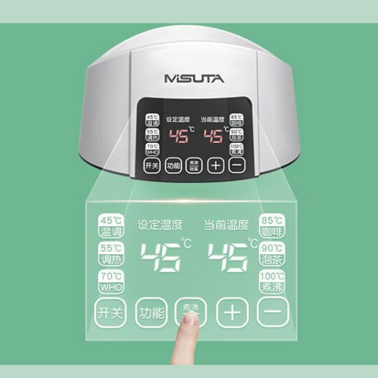 Melk Dispenser Thermostaat Glas Warm Water Fles Intelligente Automatische Baby Melkpoeder Boiler Isolatie Melk Warmer