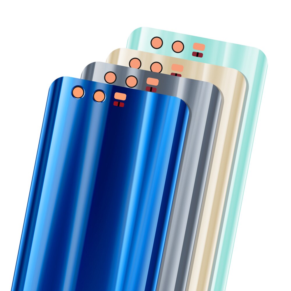 5,15 Zoll 100% Neue Für Huawei honor 9 Zurück Batterie Abdeckung Gehäbenutzen fallen Für Huawei honor 9 honor 9 Tür Hinten Glas batterie Abdeckung