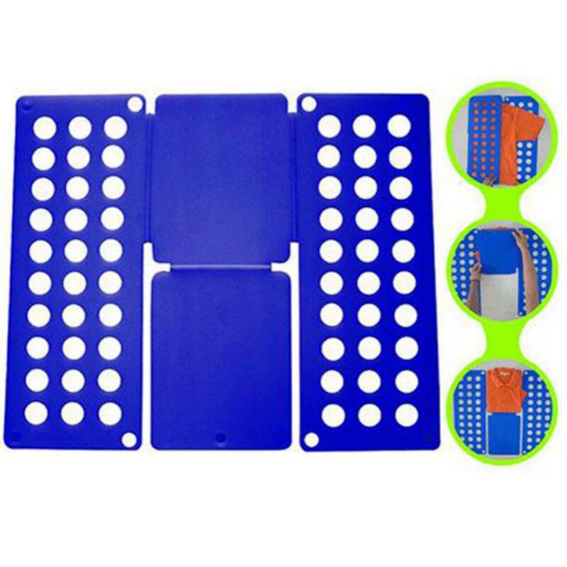 Tabla de plegado rápido para camiseta, carpeta de ropa mágica para niños, práctica y desmontable, Clip de almacenamiento para ropa,