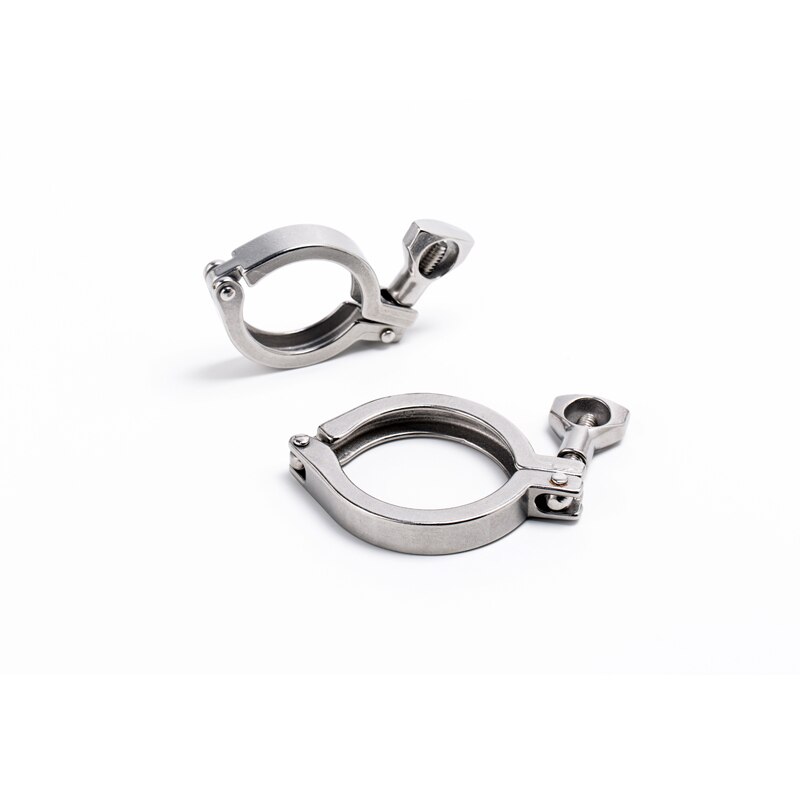 2”-4”Sanitary Stainless Steel Tri Clamp Ferrule SS304 Single Pin Clamp Tri Clover Sanitary Fitting For Homebrewing
