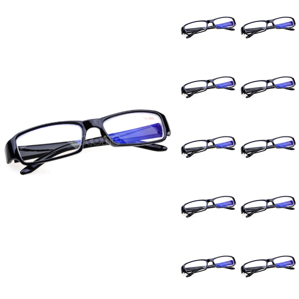 Black Eyeglass Frames Myopia Glasses -1 -1.5 -2 -2.5 -3 -3.5 -4 -4.5 -5.5 -6