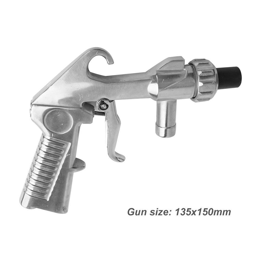 Siphon Feed Pneumatic Spray Gun Air Supply Multi-function Aluminum and Ceramics Sandblaster Sandblasting Blast Gun: Default Title