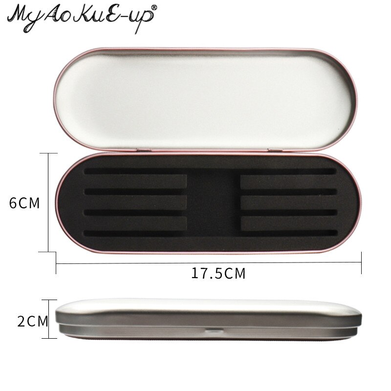 Caja de almacenamiento de pinzas para extensiones de pestañas, contenedor de almacenamiento sellado activado, estuche de pinzas para pestañas, herramientas de maquillaje
