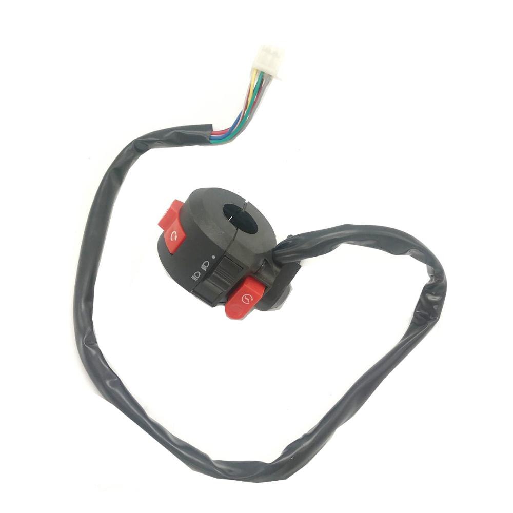 LH Handlebar 8 Wire Starter Switch with Choke Lever 50cc 70cc 90cc 125cc 250cc 8 Pin Grandado