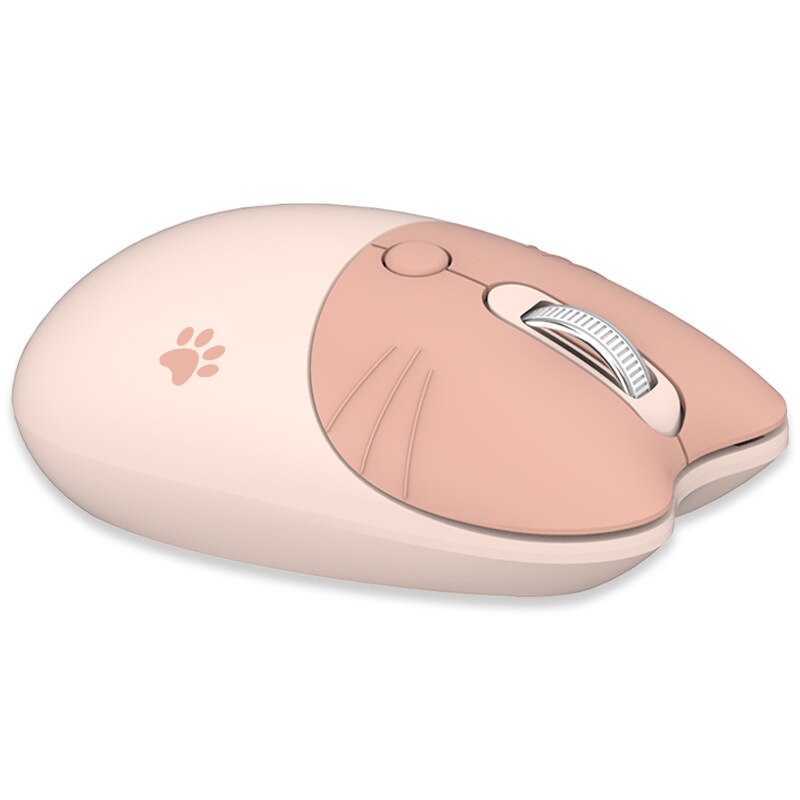 Wireless Mouse 3 DPI Adjustable Optical Mause Silent Button Office Mouse Ergonomic USB Laptop Cute Mice Pink For Girl