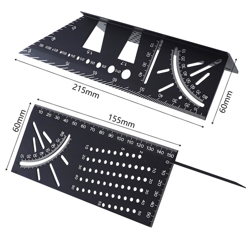 Aluminum Alloy Multifunctional Angle Ruler 45 90 D... – Vicedeal