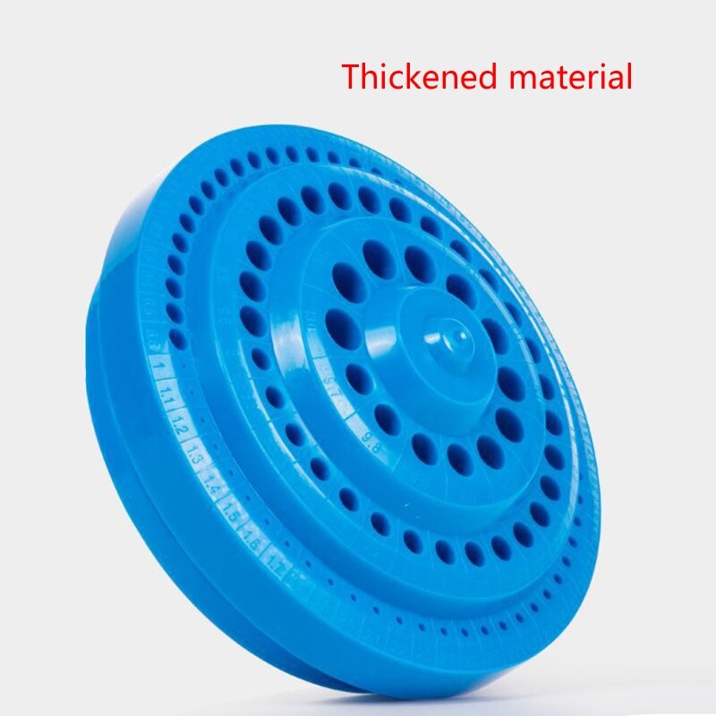 Drill Bit Porous Storage Box Multifunctional Rotatable Cutter Milling Cutter Finishing Box Pp Plastic Storage Box