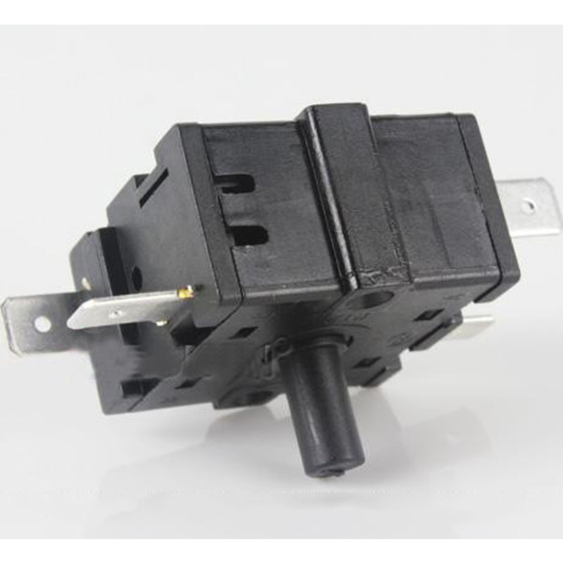 16A 3Pin 5Pin Ac Elektrische Kachel Pookknop Schakelaar 4Gear Draaiknop Thermostaat Schakelaar 3 Versnelling Temperatuur Schakelaar 250V