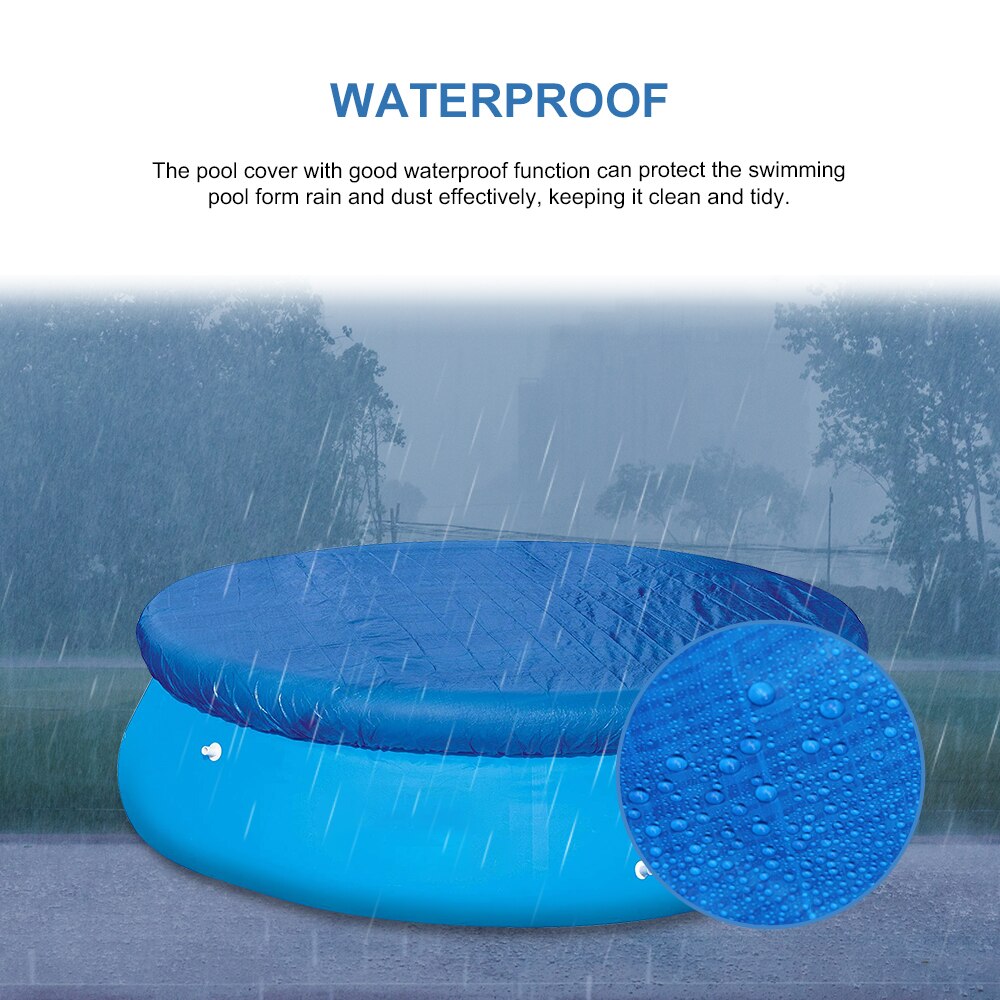 Cubierta de Piscina redonda Solar, 183, 244cm, accesorios para Manta