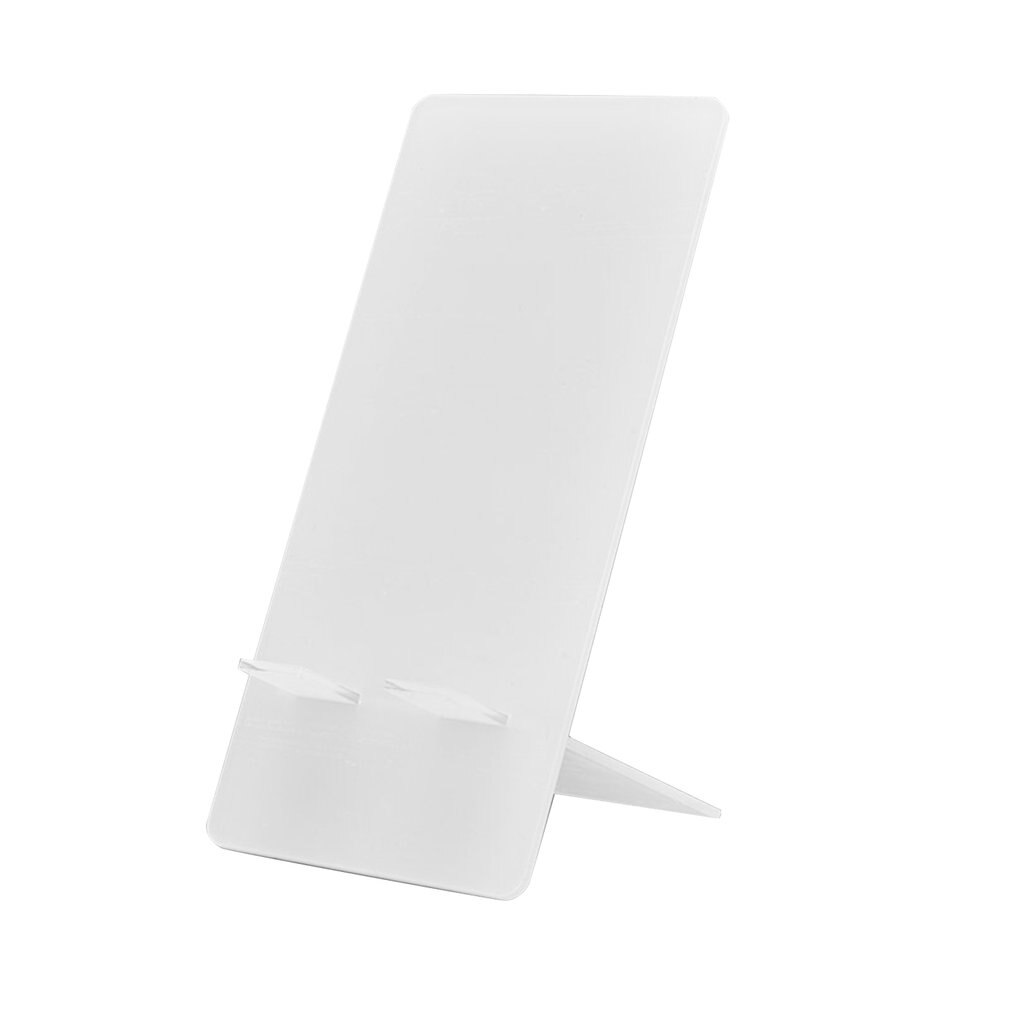 Transparent Acrylic Note Board Message Memo Board for Sticky Notes Name Card Phone Holder Desktop Decoration