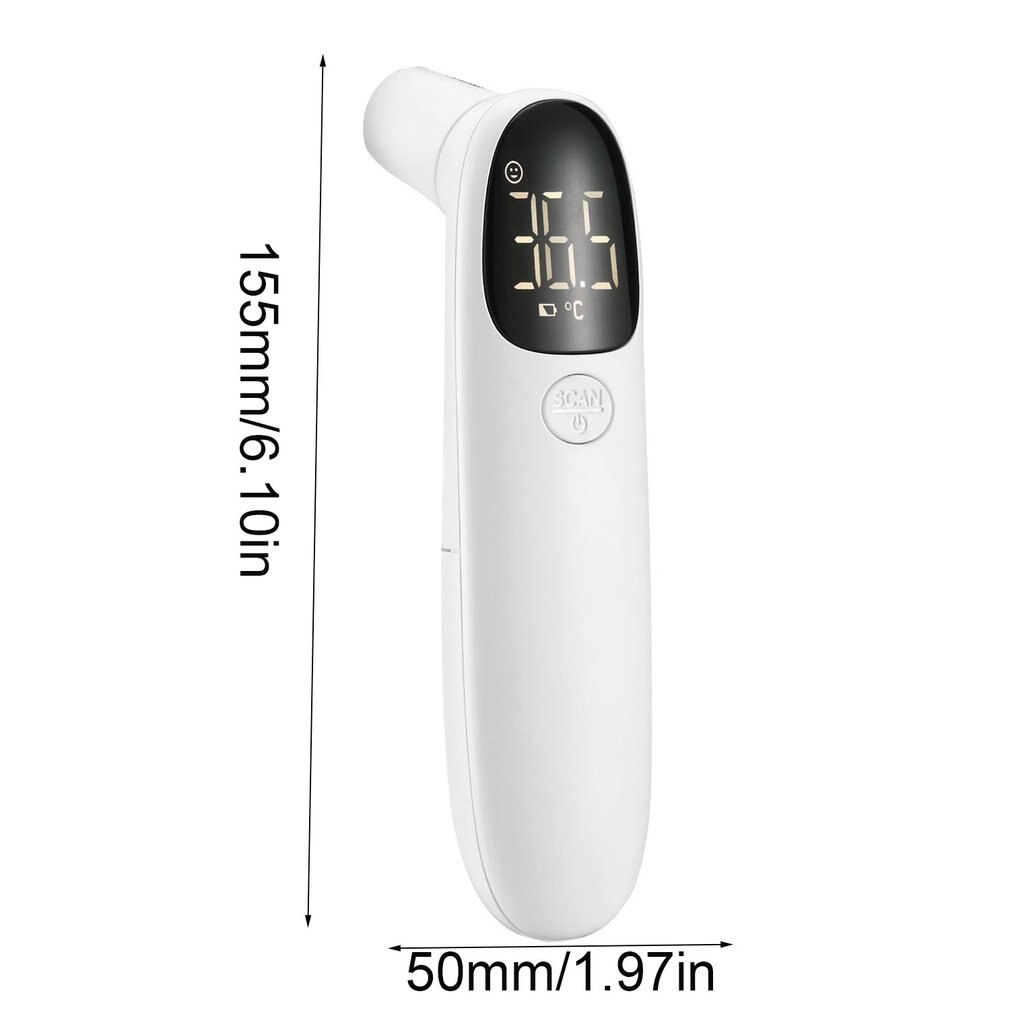 Handheld Infrared Thermometer Fast Speed High-temp Warning Accurate Infrared Thermometer Home Handheld Ear Thermometer