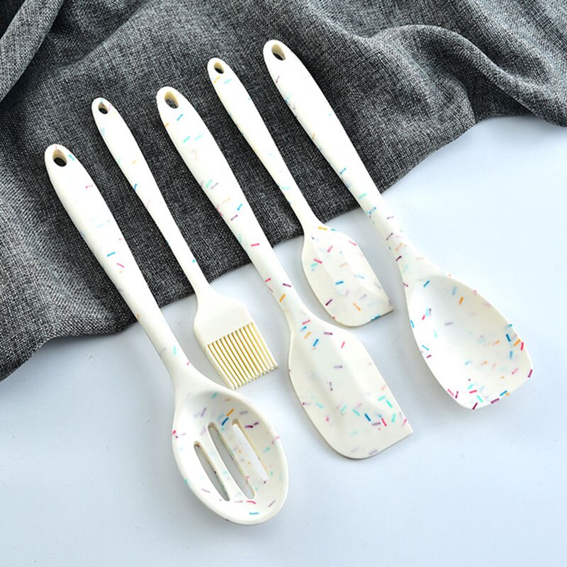Ustensiles de cuisine en silicone ensemble ustensiles de cuisine antiadhésifs résistants aux températures élevées et basses ustensiles de cuisine faciles à nettoyer ustensiles de cuisine ensemble d'outils de cuisine