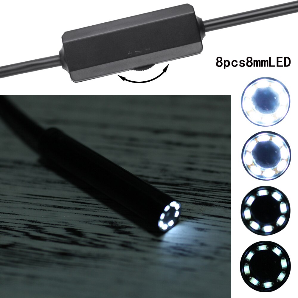 WIFI Endoscope Camera HD 1200P 1-10M Soft Wire IP68 Waterproof Snake Tube Inspection Android ios Wireless Borescope Camera