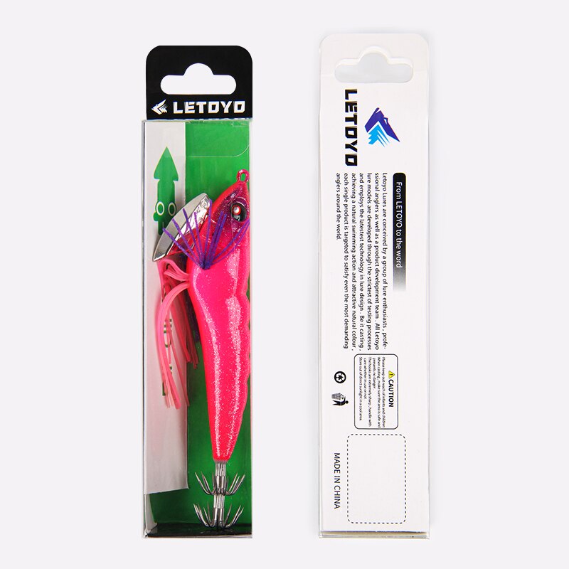 LETOYO 3.5 #18g Eging pesca adescare calamaro Jigging artificiale esca lancio calamaro gancio Jig per pesca in cavalla seppie attrezzatura per acqua salata totanare per seppia e calamari